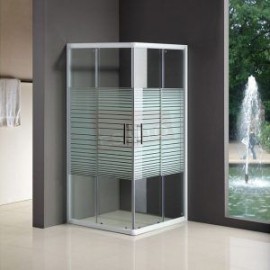Cancel para baño cuadrado sin base 90 x 90 x 185 CA-011R