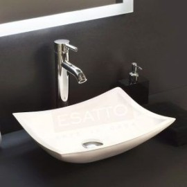 Econokit Fazzo Paquete Lavabo pañuelo blanco mate llave contra y céspol