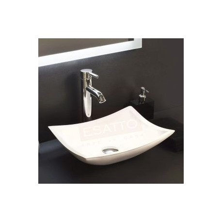 Econokit Fazzo Paquete Lavabo pañuelo blanco mate llave contra y céspol