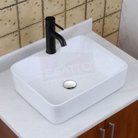 Econokit Fidem N paquete lavabo llave negra y desagües
