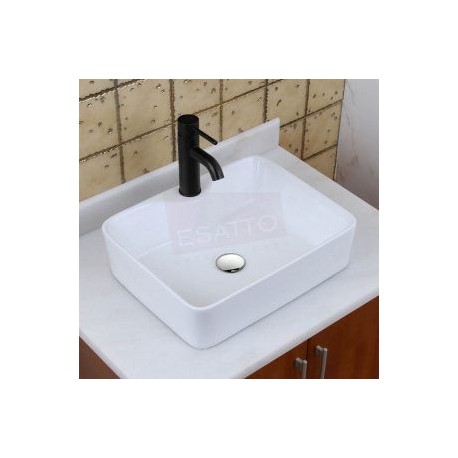 Econokit Fidem N paquete lavabo llave negra y desagües