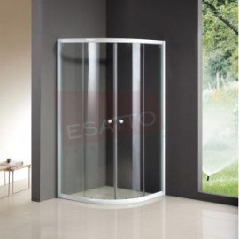 Cancel para baño curvo sin base 100 x 100 x 185 CA-010