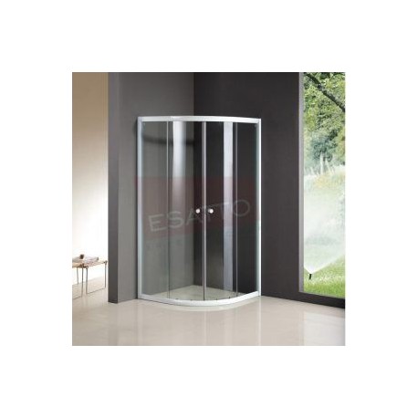 Cancel para baño curvo sin base 100 x 100 x 185 CA-010