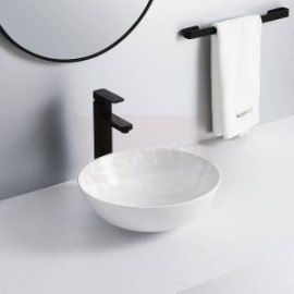 Econokit Globus NC paquete lavabo llave negra cuadrada y desagües