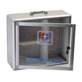 Botiquín primeros auxilios maletín de lujo en aluminio AC-054