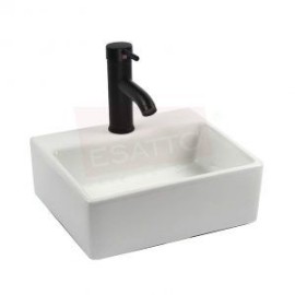 Econokit Luft N Paquete Lavabo llave negra y desagües