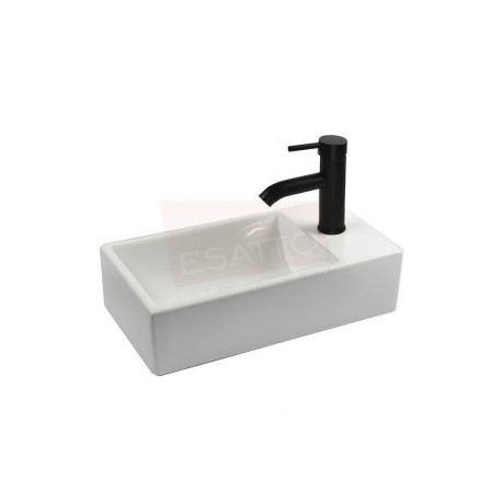 Econokit Mini Grand N Paquete Lavabo llave negra y desagües