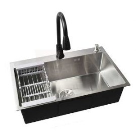 Econokit One N Paquete Tarja fregadero llave negra cocina contra y céspol