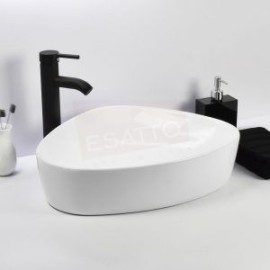 Econokit Orga N Paquete Lavabo con llave negra, contra negra y céspol cromo