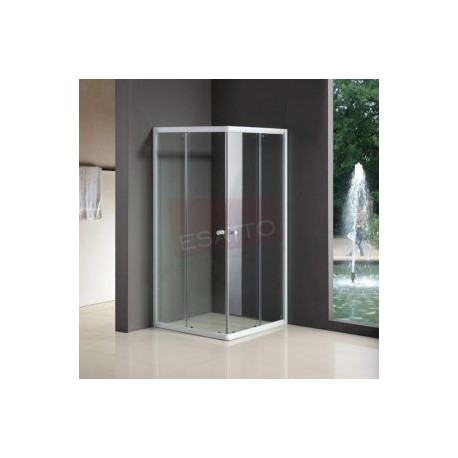 Cancel para baño rectangular sin base 80 x 100 x 185 CA-003S