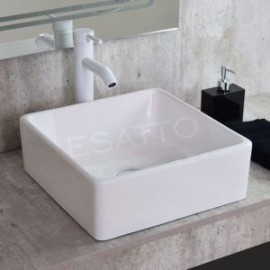 Econokit Quadra B Paquete Lavabo llave blanca