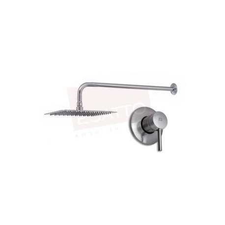 Econokit Reen Satin paquete regadera lluvia brazo monomando satinado
