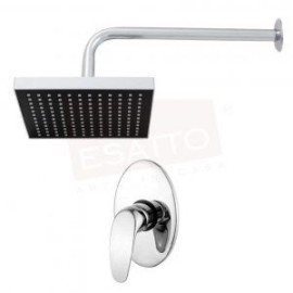 Econokit Renzo 3 paquete regadera lluvia y brazo