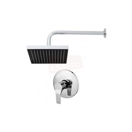 Econokit Renzo 4 paquete regadera lluvia y brazo