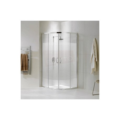 Cancel cabina para baño económico curvo sin base con rayas 88 x 88 x 182 CA-ROM + 2 repisas gratis