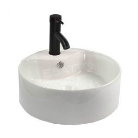 Econokit Rondo N paquete lavabo llave negra