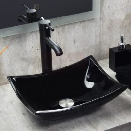 Econokit Stylo N Paquete Lavabo ovalin negro llave negra contra y céspol