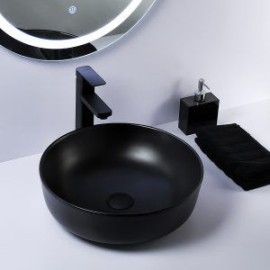 Econokit Svart NCN paquete lavabo llave cuadrada contra negros y céspol