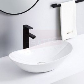 Econokit Vasca NC Paquete Lavabo llave negra cuadrada + desagües