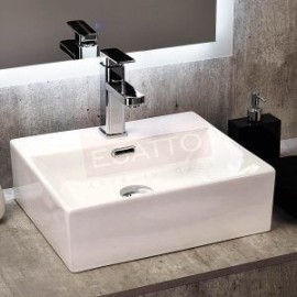 Econokit Zig C paquete lavabo llave monomando cuadrado contra cespol