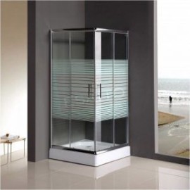 Cancel para baño cuadrado con base 90 x 90 x 195 CA-008R