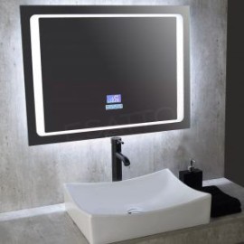 Espejo led touch Bluetooth rectangular horizontal 80 x 60 cms ES-002