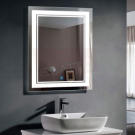 Espejo led touch rectangular 80 x 60 cms ES-001