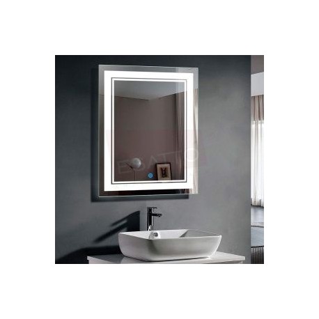 Espejo led touch rectangular 80 x 60 cms ES-001