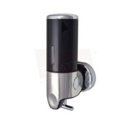 Despachador jabón DI-019 en acero inoxidable y negro de lujo