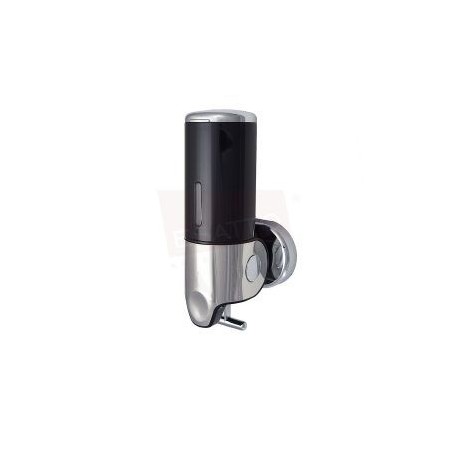 Despachador jabón DI-019 en acero inoxidable y negro de lujo