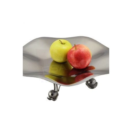Frutero extendido moderno acero y cromo AC-055