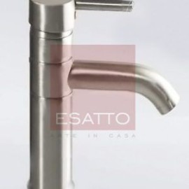 GB-035 LLAVE MONOMANDO SATINADO BAJO DE BAÑO