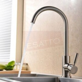 GC-023 LLAVE MONOMANDO SATINADO DE COCINA O BAÑO