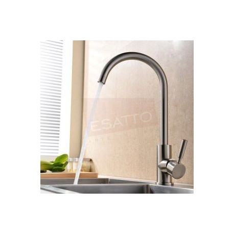 GC-023 LLAVE MONOMANDO SATINADO DE COCINA O BAÑO