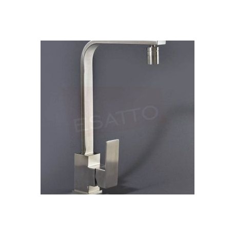GC-027 LLAVE MONOMANDO DE COCINA O BAÑO ACERO INOXIDABLE
