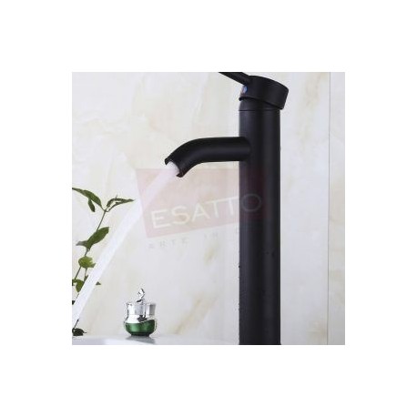 GRIFO PARA BAÑO ALTO NEGRO 7006C-N