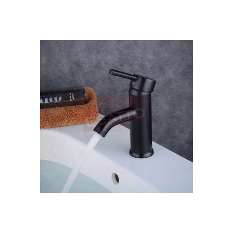 GRIFO PARA BAÑO BAJO NEGRO 7006A-N