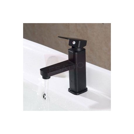 GRIFO PARA BAÑO BAJO NEGRO MZA031N