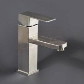 GRIFO PARA BAÑO CUADRADO ACERO INOXIDABLE BAJO GB-020