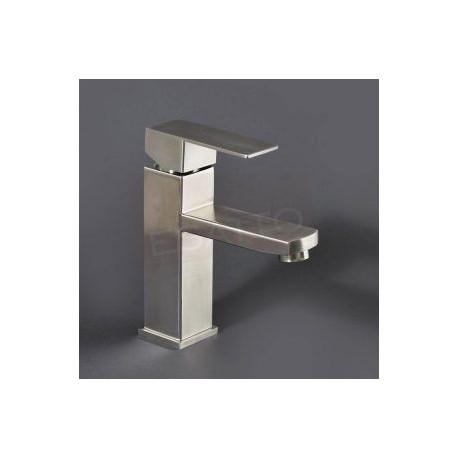 GRIFO PARA BAÑO CUADRADO ACERO INOXIDABLE BAJO GB-020