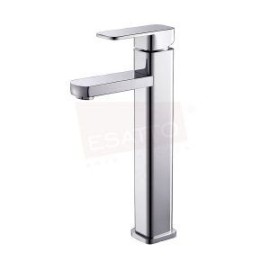 LLAVE MONOMANDO PARA BAÑO ALTO CUADRADO CROMO MZA039C