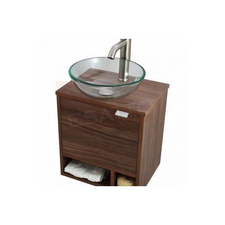 MUEBLE PARA BAÑO MODERNO DCNB DROP MINI SATIN