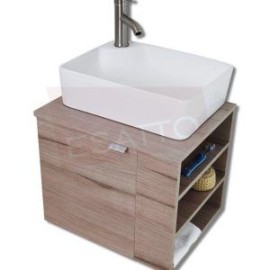 MUEBLE PARA BAÑO MODERNO DTUA ALFA SATIN