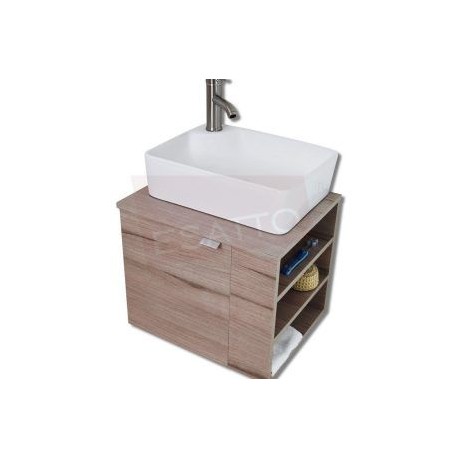 MUEBLE PARA BAÑO MODERNO DTUA ALFA SATIN