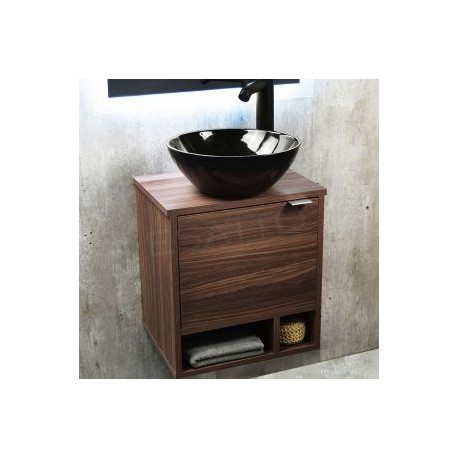 MUEBLE PARA BAÑO MODERNO LAVABO NEGRO DCNB NERO N