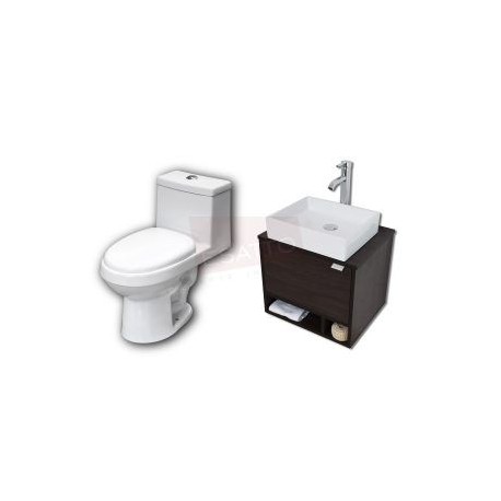 Paquete Mueble DCTA y Sanitario WC-001 Espejo gratis