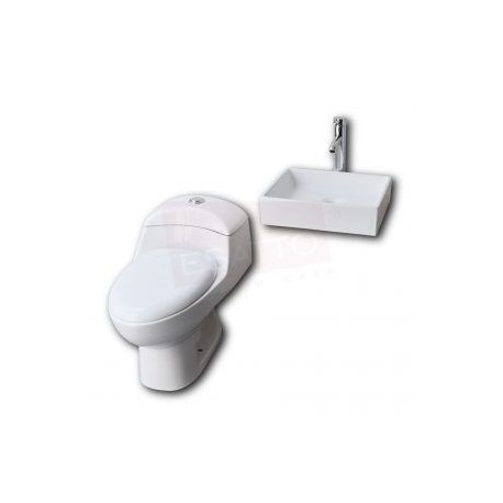 Paquete Sanitario WC-002 y lavabo OC-037 Platz Llave gratis