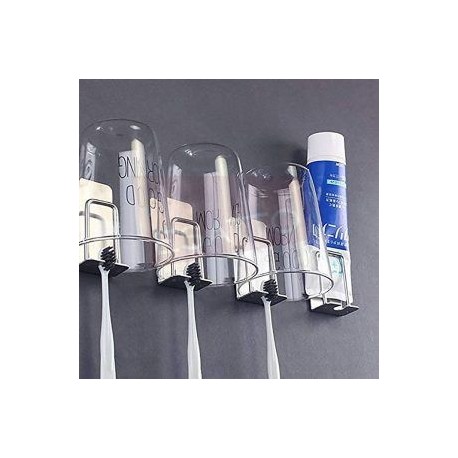 PORTA CEPILLO DE DIENTES PORTA VASO AC-039 4-PACK
