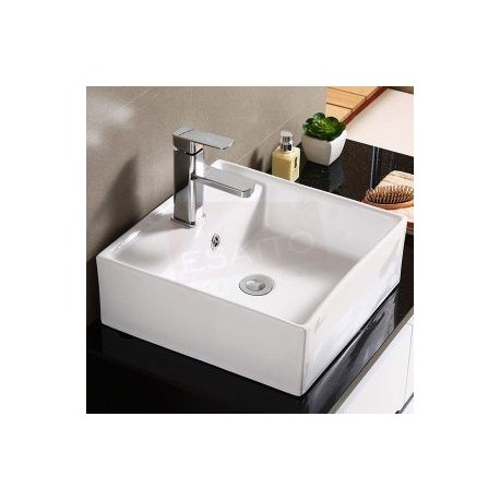 Econokit Arial C Paquete Lavabo con llave cuadrada y desagües