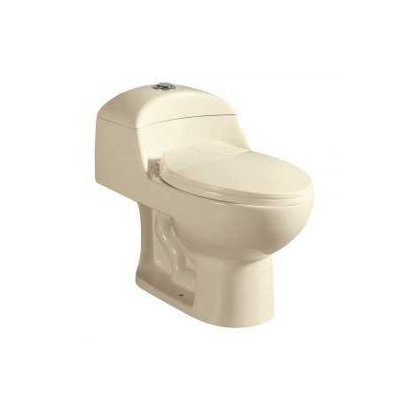 Sanitario inodoro WC Taza Baño One-Piece WC-002G Hueso Marfil Ecológico